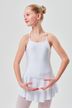 ballet leotard "Sophie" with skirt, white 1