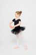 Short-sleeved ballet tutu "Nele" with rhinestones, black 4