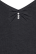 Short-sleeved ballet tutu "Nele" with rhinestones, black 2