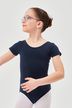 Short-sleeved ballet leotard "Sally", navy 1