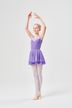 Ballet skirt "Elli" with elasticated waist, two layers of chiffon, lavender 3