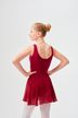Ballet leotard "Minnie" with chiffon skirt, burgundy 2