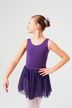 Slip-on ballet skirt "Eva", single layer of chiffon, purple 1