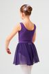 Slip-on ballet skirt "Eva", single layer of chiffon, purple 2