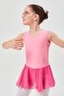 ballet leotard "Polly" with chiffon skirt, dusky pink 1