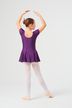 Ballet leotard "Marina" with skirt, violet 4