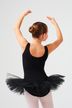 Ballet tutu "Anabelle" with wide straps, black 2