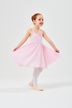 Ballet leotard "Alma" with straps and chiffon skirt, pink 6