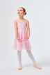 Ballet leotard "Alma" with straps and chiffon skirt, pink 4