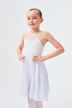 Ballet leotard "Alma" with straps and chiffon skirt, white 1