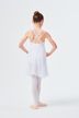 Ballet leotard "Alma" with straps and chiffon skirt, white 5