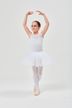 Ballet tutu "Lottie", wide straps with lace insert, white 3