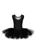 Ballet tutu "Lottie", wide straps with lace insert, black 1