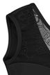 Ballet tutu "Lottie", wide straps with lace insert, black 3