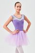 Ballet tutu "Lottie" with wide straps and lace insert, lavender 1