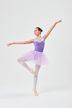 Ballet tutu "Lottie" with wide straps and lace insert, lavender 3