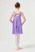 Ballet leotard "Helena" with wide straps and chiffon skirt, lavender 4