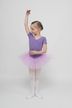Short-sleeved Ballet tutu "Nele" with rhinestone appliqué, lavender 3