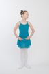 Ballet leotard "Maggie" with chiffon skirt, petrol 4