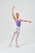 Balletttänzerin in einem lila Ballett Trikot 2