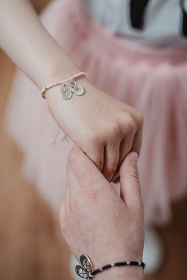Armband mit Ballettschuhe Anhänger