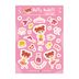 "Betty Balletti" sticker set, removable and waterproof 1