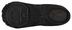 Schwarzer Tanzschuh mit Wildlederpatch an Ballen und Ferse