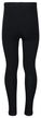 Schwarze Leggings von hinten auf weißem Hintergrund.