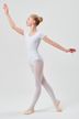 Short-sleeved ballet leotard "Sally", white 3
