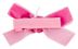 Eine rosa Haarschleife aus Stoff mit Satin- und Samtstruktur 2