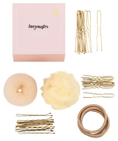 Ein Haarknoten-Set mit Haarnadeln