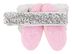 Eine dekorative Haarspange mit rosa Glitzersandalen 3