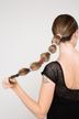 Frau mit braunem Haar
