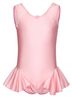 ballet leotard "Paula" with skirt, light pink 1