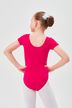 Short-sleeved ballet leotard "Sally", hot pink 2