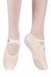 Ballet slippers made of leather "Toni", split leather sole, sand colour 2