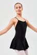 Ballet leotard "Sophie" with skirt, black 1