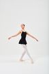 Ballet leotard "Sophie" with skirt, black 3