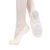 Ballet shoes "Charlie" made of linen, split leather sole, sand 8