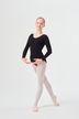 Long-sleeved ballet leotard "Lilly", black 3