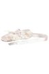 Satin ballet slippers "Sandy" with satin ribbon, split leather sole, pink 3