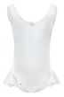 ballet leotard "Paula" with skirt, white 1