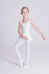 ballet leotard "Paula" with skirt, white 2