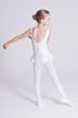 ballet leotard "Paula" with skirt, white 3