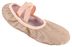 Goldglitzernder Ballettschuh mit rosa elastischen Riemen