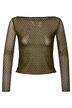 Women's sheer long-sleeved dance top "Mimi" 1