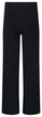 Schwarze Hose mit geradem Bein von hinten gezeigt