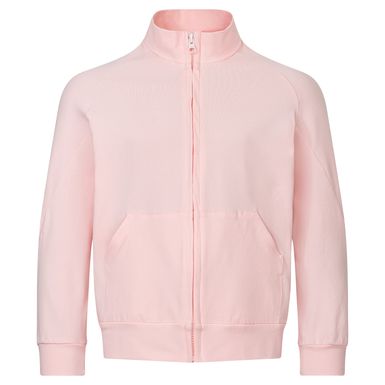 Hellrosa Jacke mit Reißverschluss