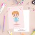Ballerina postcard: 6th Position 2