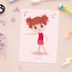 Ballerina postcard: Tendu 1